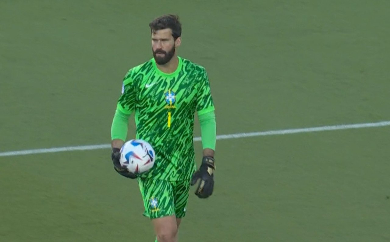 Alisson, goleiro da Seleção Brasileira (foto: Lucas Figueiredo/CBF)