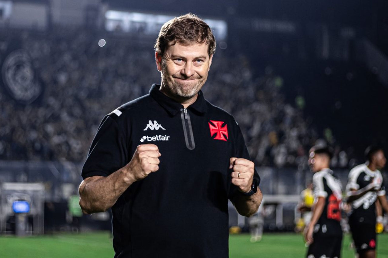 Rafael Paiva, técnico do Vasco (foto: Leandro Amorim/Vasco)