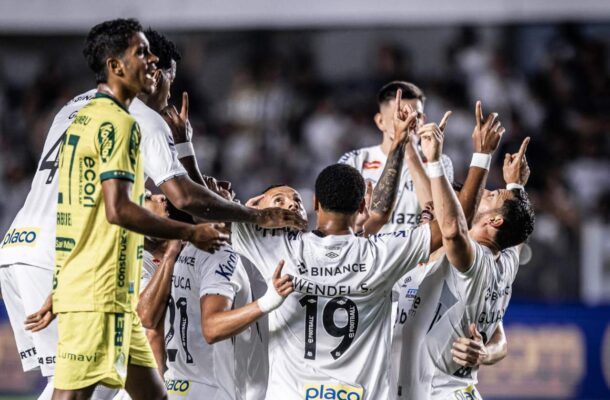 Santos sofre, mas vence o Mirassol pela Série B (foto: Divulgação/ Santos FC)