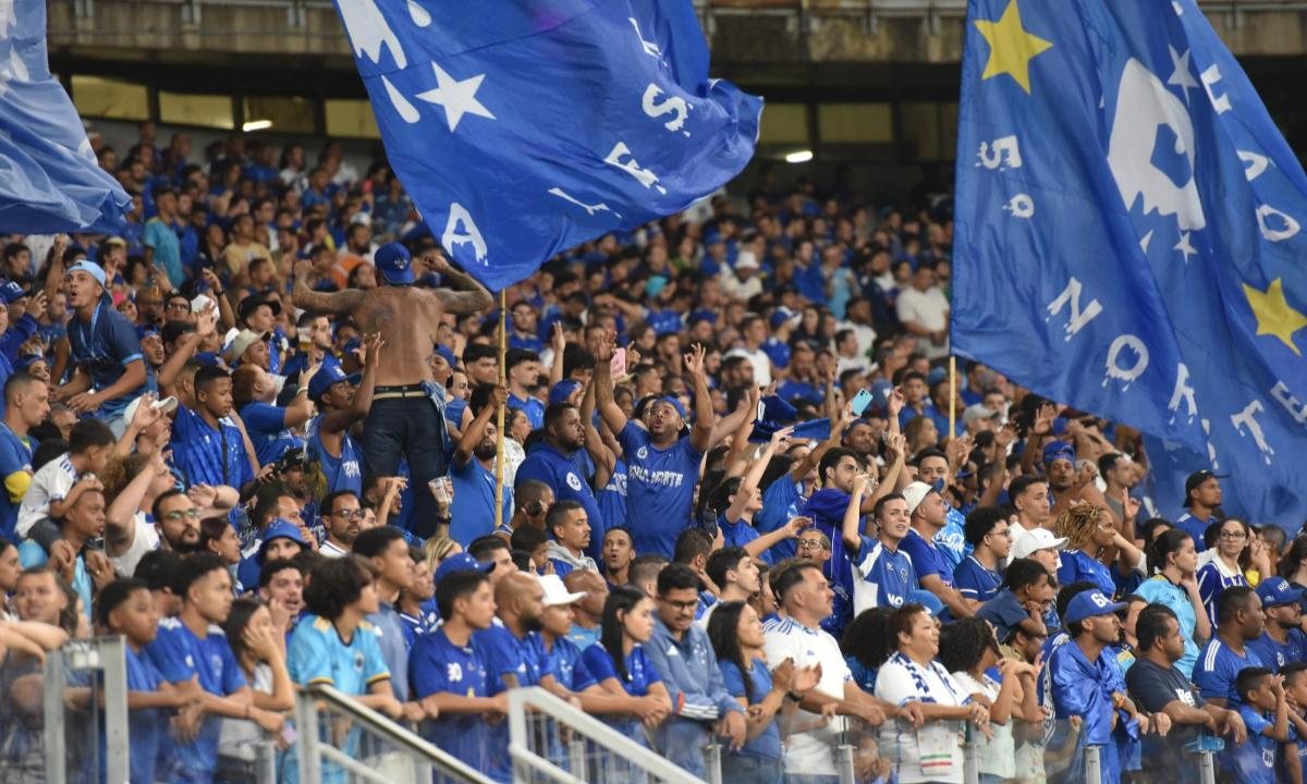 Torcida do Cruzeiro no Mineirão (foto: Ramon Lisboa/EM/D.A.Press)