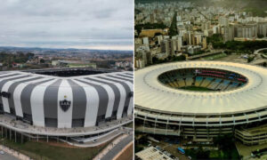 Arena MRV e Maracanã recebem a final da Copa do Brasil (foto: Estevam Costa/Especial para o EM e Maracanã/Divulgação)