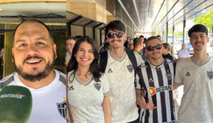 Torcedores do Atlético em Buenos Aires (foto: Lucas Bretas/No Ataque)