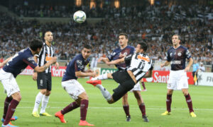 Atlético enfrentou o Lanús na última decisão como mandante em finais (foto: Rodrigo Clemente/EM/D.A Press.)