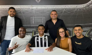 Cauã Soares, jovem da base do Atlético (foto: Arquivo pessoal)