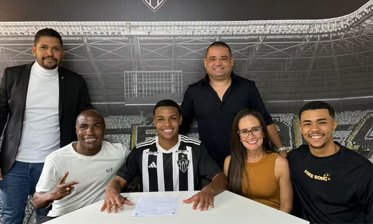 Cauã Soares, jovem da base do Atlético (foto: Arquivo pessoal)