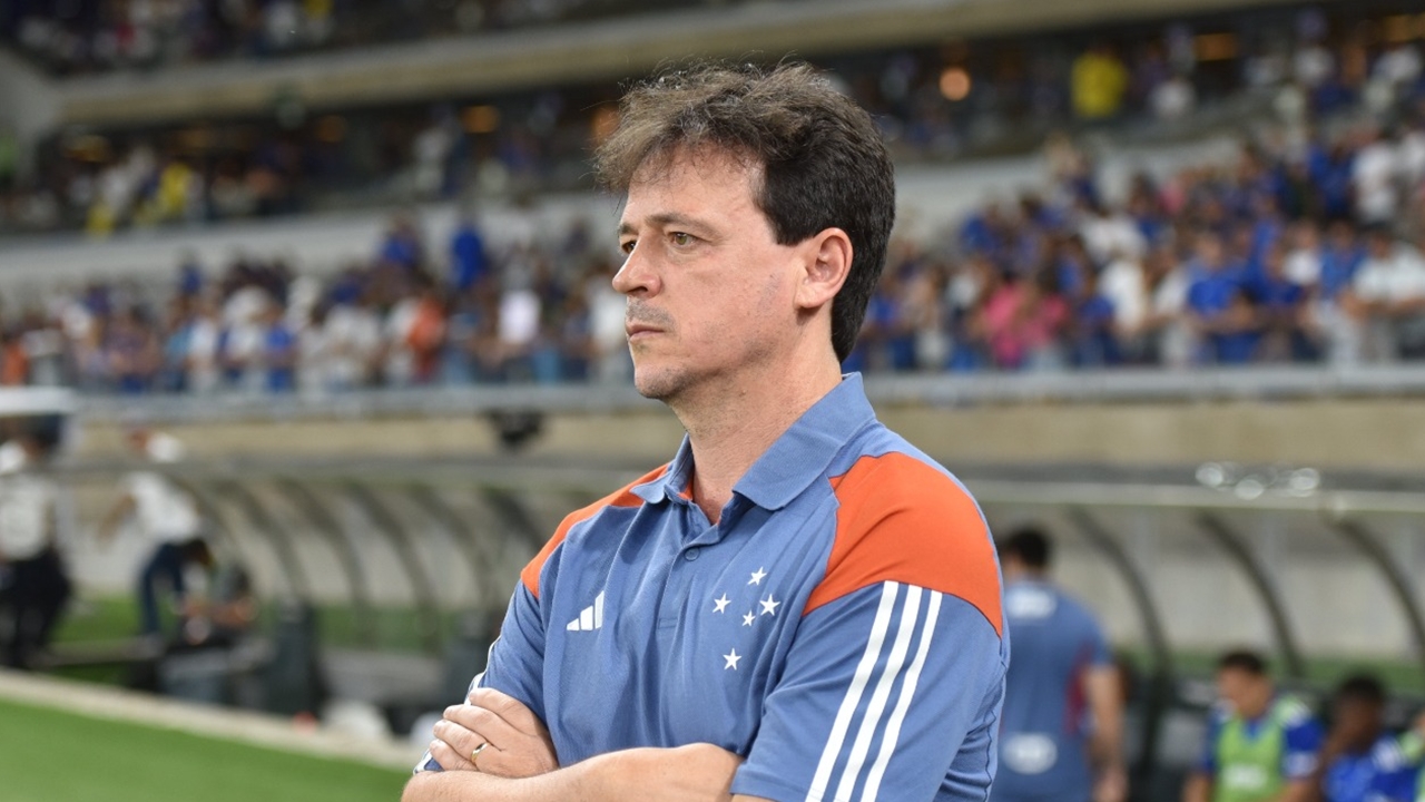 Fernando Diniz, treinador do Cruzeiro (foto: Ramon Lisboa/EM/DA Press)