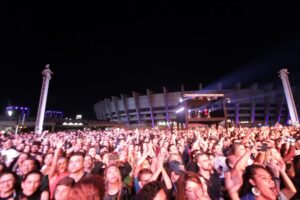 Show do Jota Quest na esplanada do Mineirão, em junho deste ano (foto: Edesio Ferreira/EM/D.A. Press)