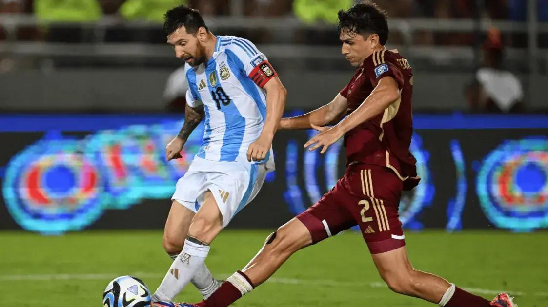 Empate da Argentina com a Venezuela: Messi Faz Diferença