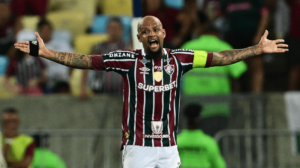 Felipe Melo, volante do Fluminense (foto: Pablo Porciuncula/AFP)