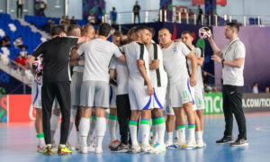 Seleção Brasileira de Futsal na Copa do Mundo de 2024 (foto: Leto Ribas/CBF)