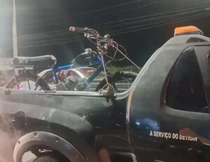 Polícia Militar Retira Bicicleta Motorizada Irregular em Coronel Fabriciano