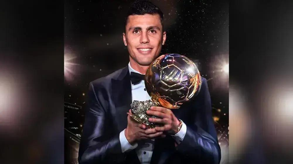 Rodri é eleito o melhor do mundo na Bola de Ouro 2023