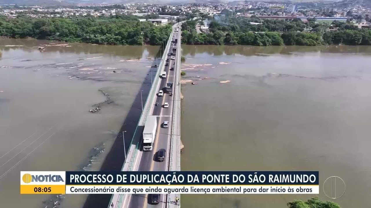 Obra de duplicação da Ponte do São Raimundo, em Governador Valadares, aguarda licença ambiental, diz EcoRioMinas