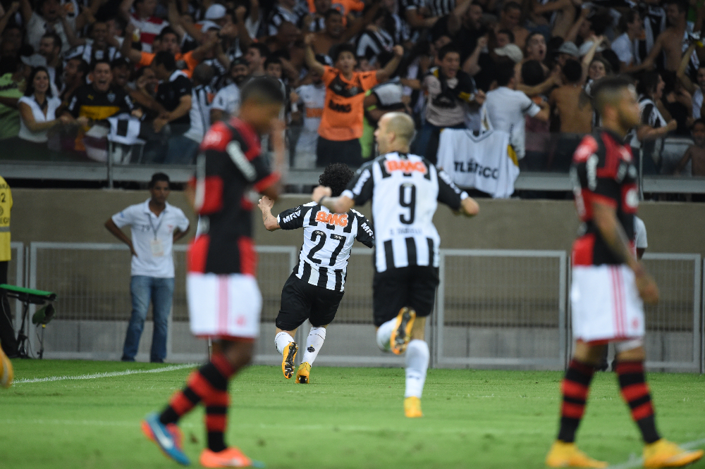 Atlético fez história na Copa do Brasil de 2014 ao eliminar Flamengo em partida memorável - (foto: Alexandre Guzanshe/EM/D.A Press)