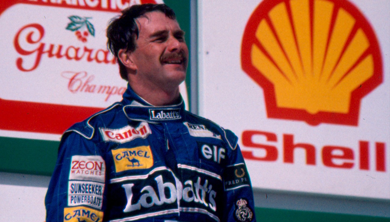 Nigel Mansell - (foto: Gabriel de Paiva/EM/D.A Press)