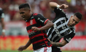 Alex Sandro lamenta empate do Flamengo com Atlético: ‘Tivemos oportunidades’