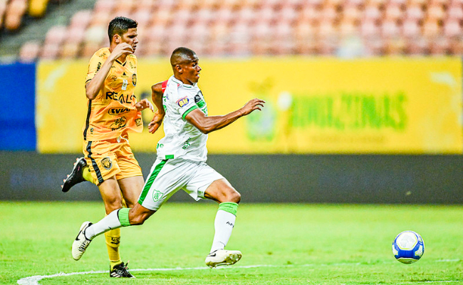 América em jogo com o Amazonas pela 35ª rodada da Série B (foto: Mourão Panda/América)