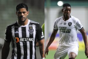 Hulk, do Atlético, manda recado para Luiz Henrique, do Botafogo: ‘Não é craque ainda’