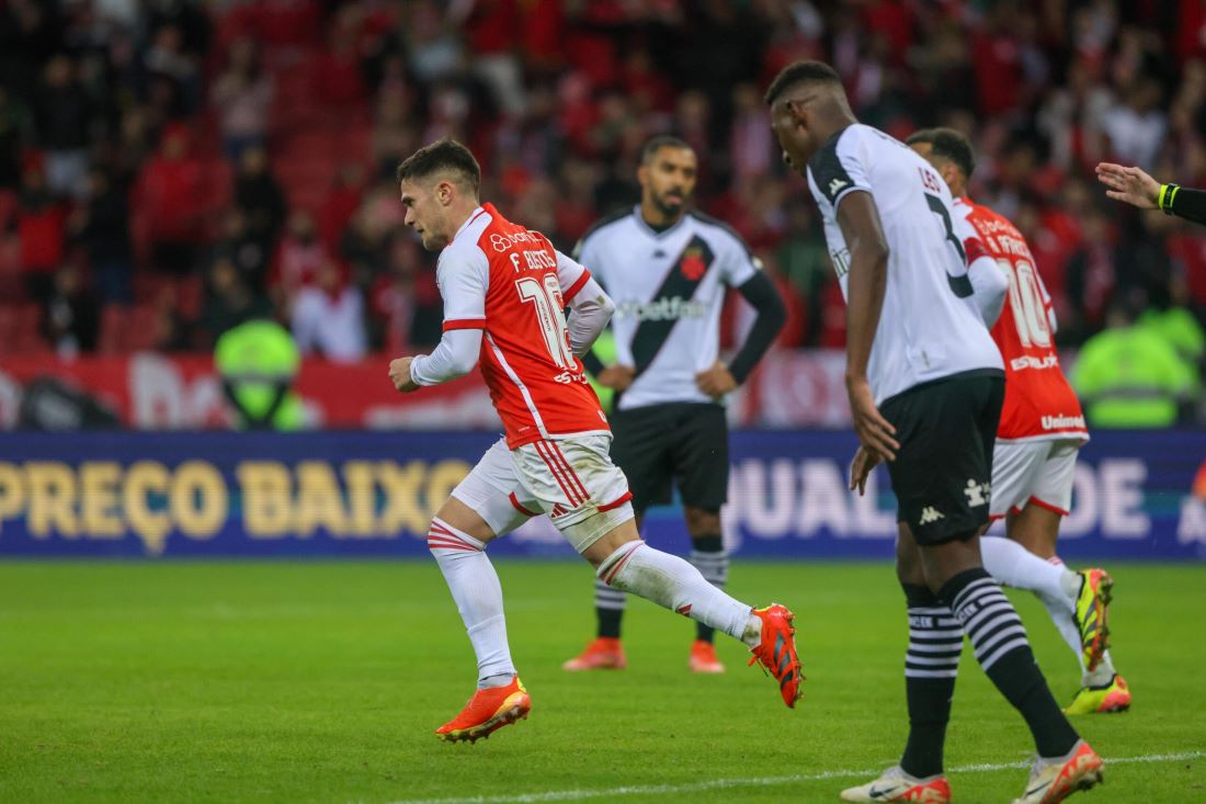 No primeiro turno, Vasco venceu Inter por 2 a 1 (foto: Ricardo Duarte/SCI)