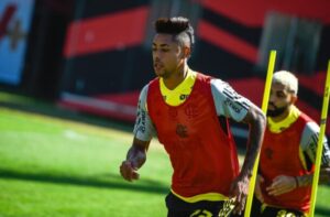 Bruno Henrique, atacante do Flamengo (foto: Marcelo Cortes/Flamengo)