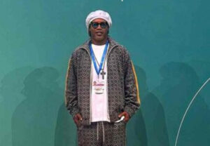 Ronaldinho Gaúcho participa da COP29 como convidado do governo do Azerbaijão (foto: Reprodução)