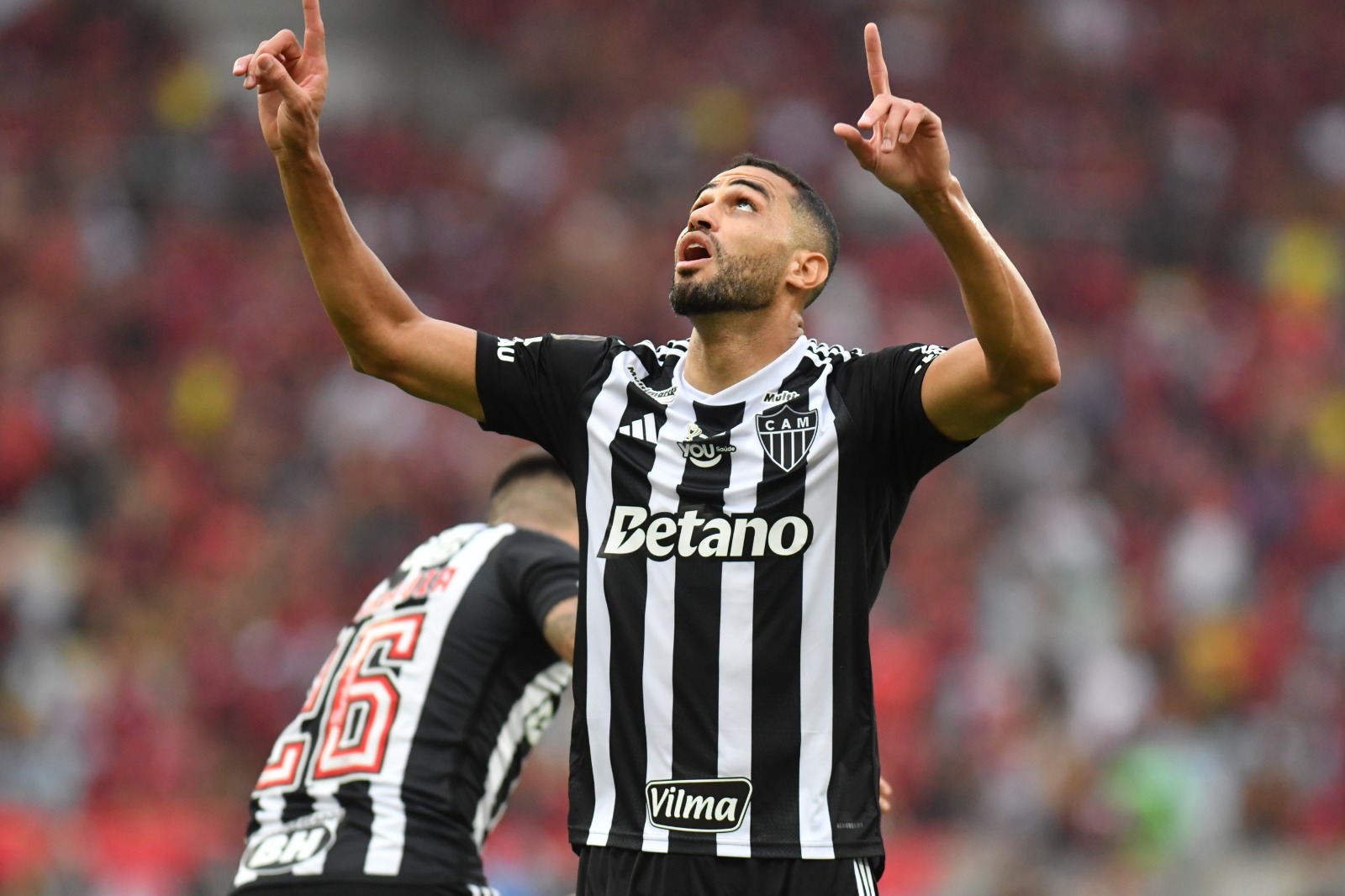 Alan Kardec comemora gol pelo Atlético (foto: Alexandre Guzanshe/EM/DA.Press)