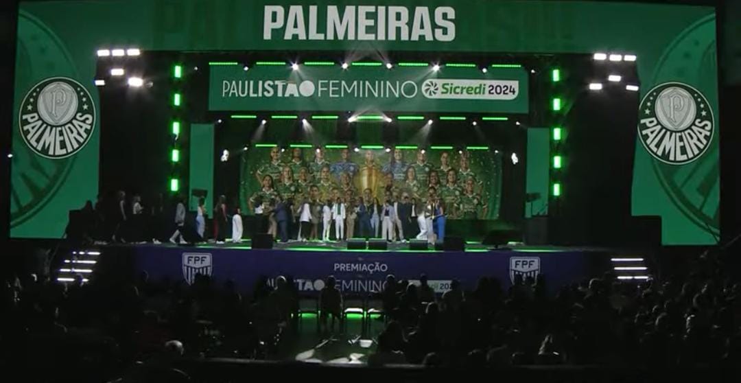 Palmeiras conquistou o Paulistão Feminino (foto: Reprodução/YouTube/FPF)