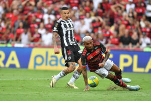 Lance de Atlético x Flamengo (foto: Alexandre Guzanshe/EM D.A Press)