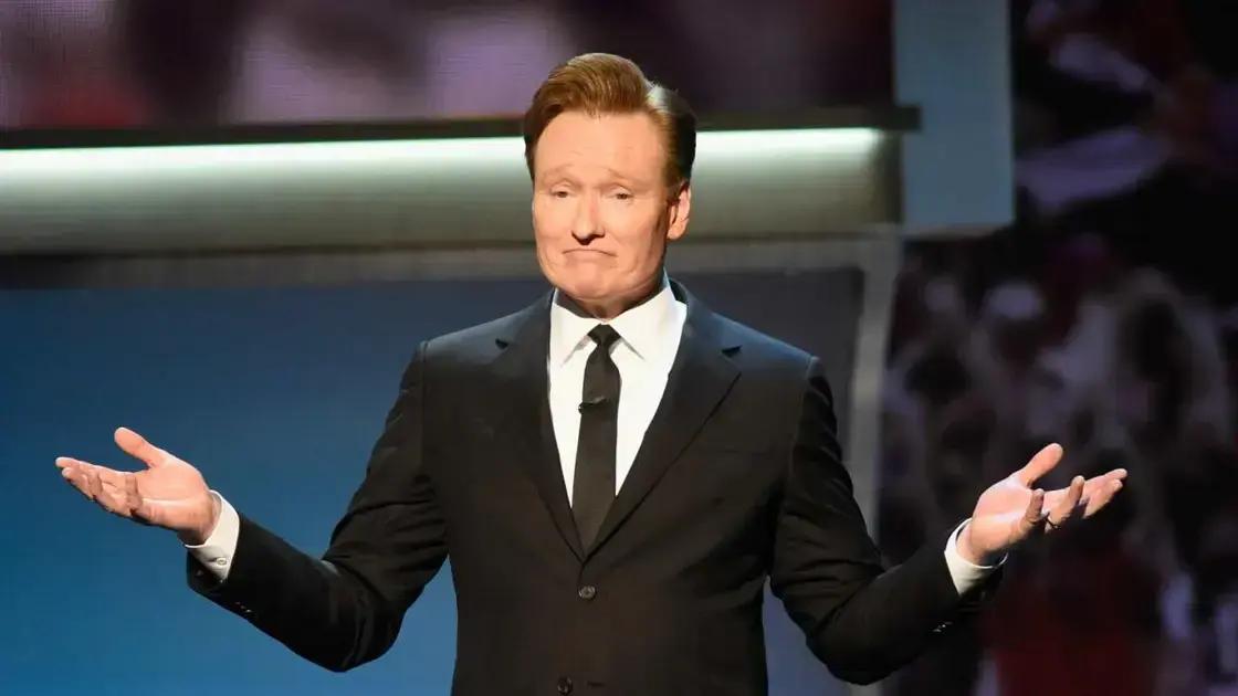 Conan O'Brien será o apresentador do Oscar 2025