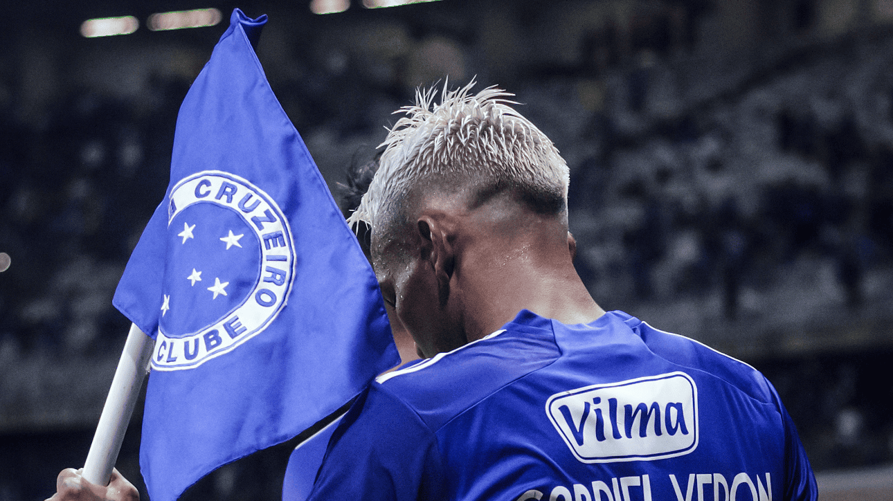 Gabriel Veron, atacante do Cruzeiro (foto: Gustavo Aleixo/Cruzeiro)