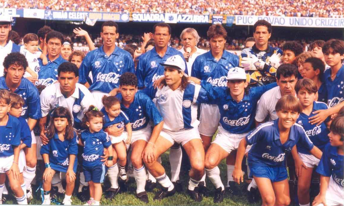 Cruzeiro ganhou do Racing por 4 a 0 na final da Supercopa de 1992 (foto: Arquivo/Estado de Minas)