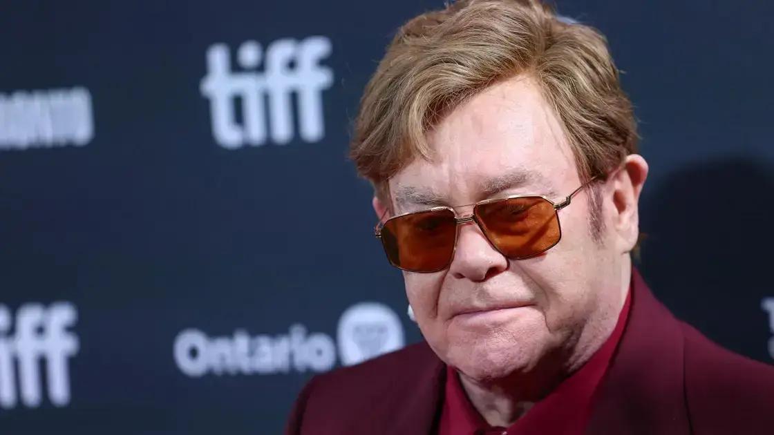 Elton John revela perda de visão: o que aconteceu?