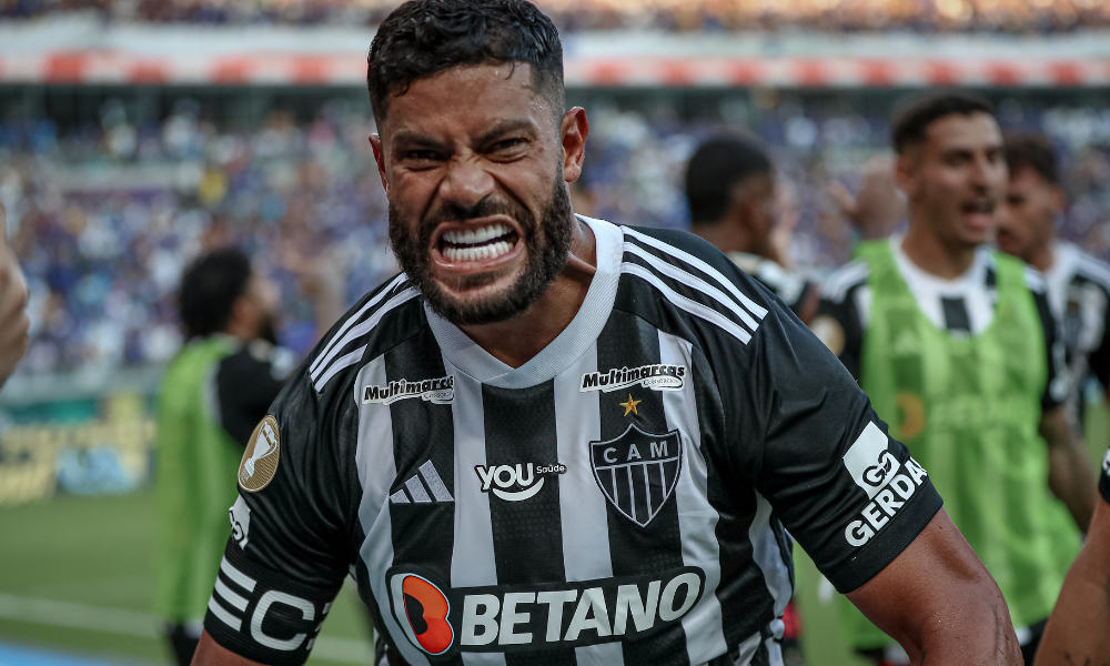 Hulk marcou um dos gols do Atlético na última final disputada, contra o Cruzeiro (foto: Pedro Souza/Atlético)