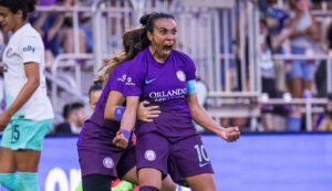 Marta vibra com golaço pelo Orlando Pride (foto: Divulgação/Orlando Pride)