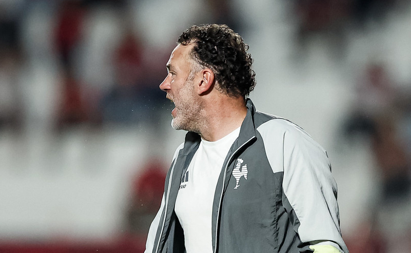 Gabriel Milito, técnico do Atlético, durante derrota para o Atlético-GO (foto: Pedro Souza/Atlético)