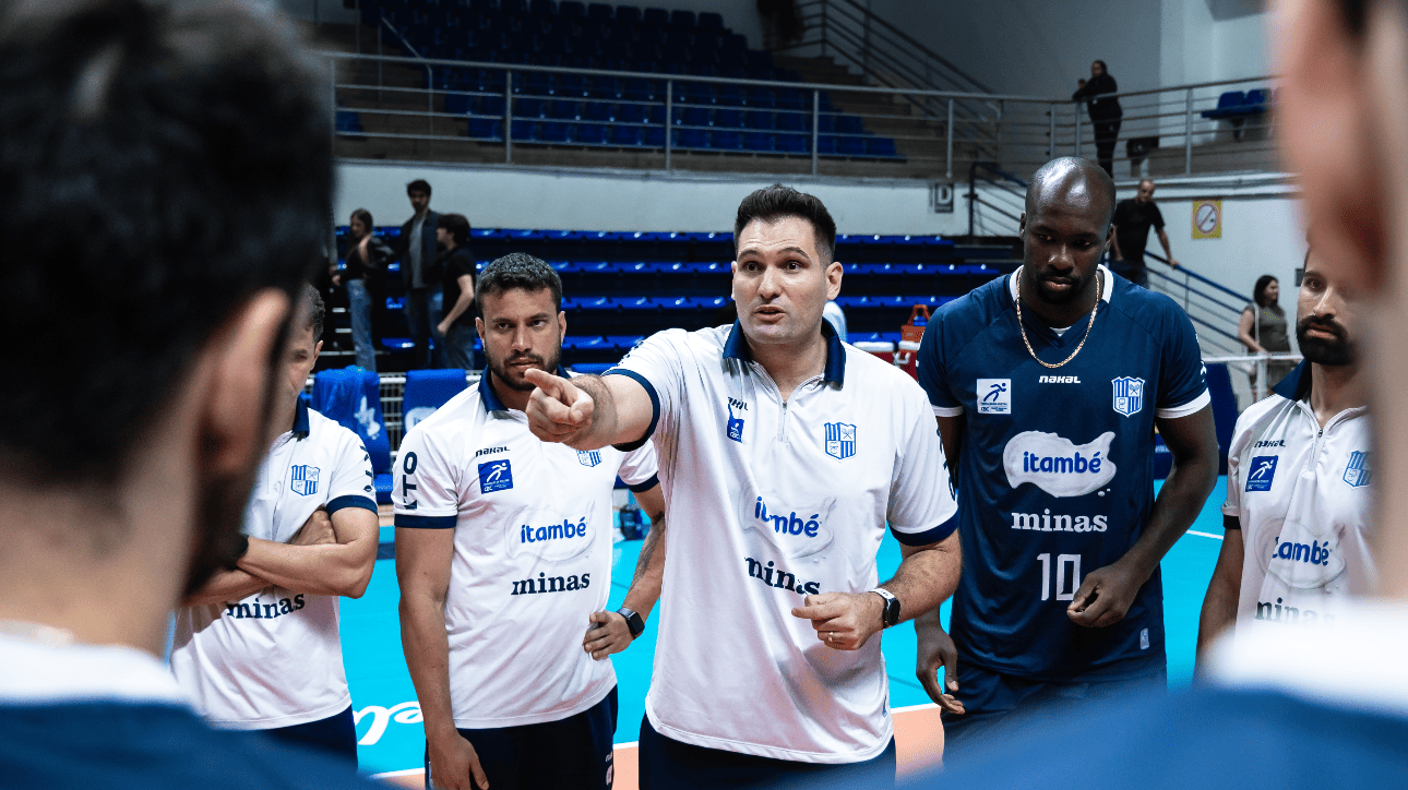 Guilherme Novaes, técnico do Minas (foto: Hedgard Moraes/MTC)