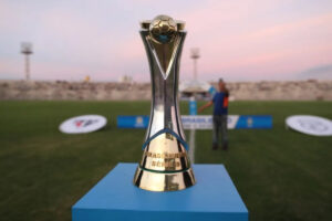 Troféu da Série D do Campeonato Brasileiro (foto: Lucas Figueiredo / CBF)