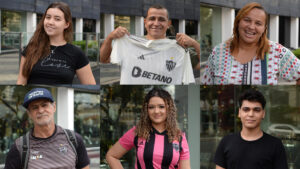 Torcedores do Atlético contaram se acreditam ou não na virada sobre o Flamengo na Copa do Brasil (foto: Tulio Santos/EM/D.A Press)