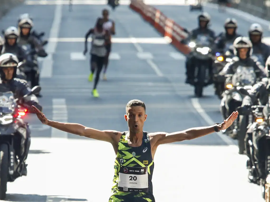 Johnatas Cruz na São Silvestre - (foto: Paulo Pinto/Agência Brasil)