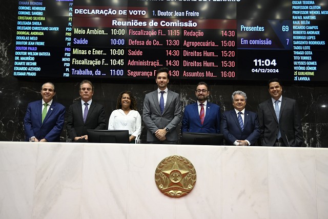 Deputado Tadeu Leite é reeleito presidente da Assembleia Legislativa de Minas Gerais