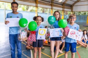 Premiação do 1º Concurso de Frases e Desenhos da Escola Municipal Gercy Benevenuto, no Taúbas