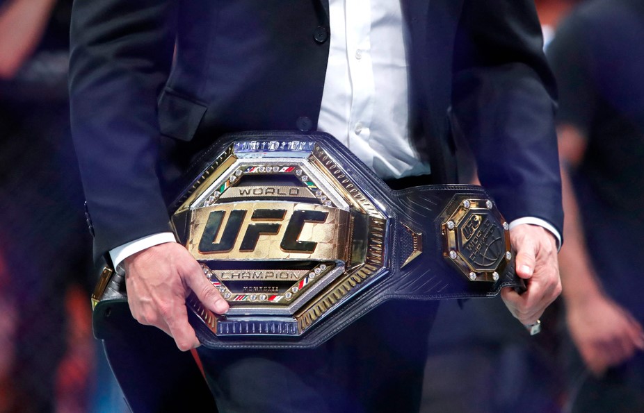 Cinturão do UFC, (foto: Steve Marcus/Getty Images/AFP)