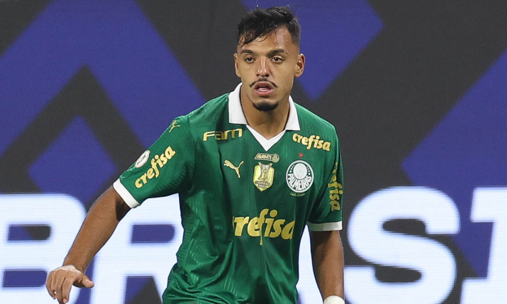 Gabriel Menino em jogo pelo Palmeiras (foto: Cesar Greco/Palmeiras/by Canon)