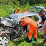 Choque entre carro e carreta faz vítima fatal na LMG 758 em Belo Oriente