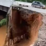 Ponte que liga Centro ao bairro Santa Terezinha é interditada em Coronel Fabriciano