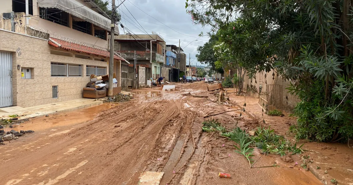 Quase 5 mil pessoas foram afetadas pelas chuvas em Coronel Fabriciano