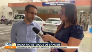 Com estoque crítico durante período de férias, hemocentro de Governador Valadares convoca doadores