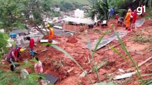 Deslizamentos de terra por temporal causam mortes em Ipatinga