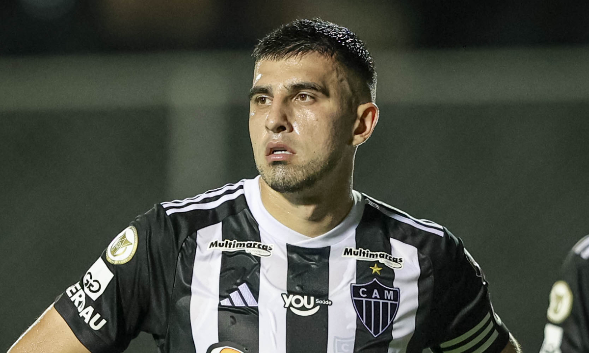 Battaglia, volante do Atlético (foto:  Pedro Souza / Atlético)