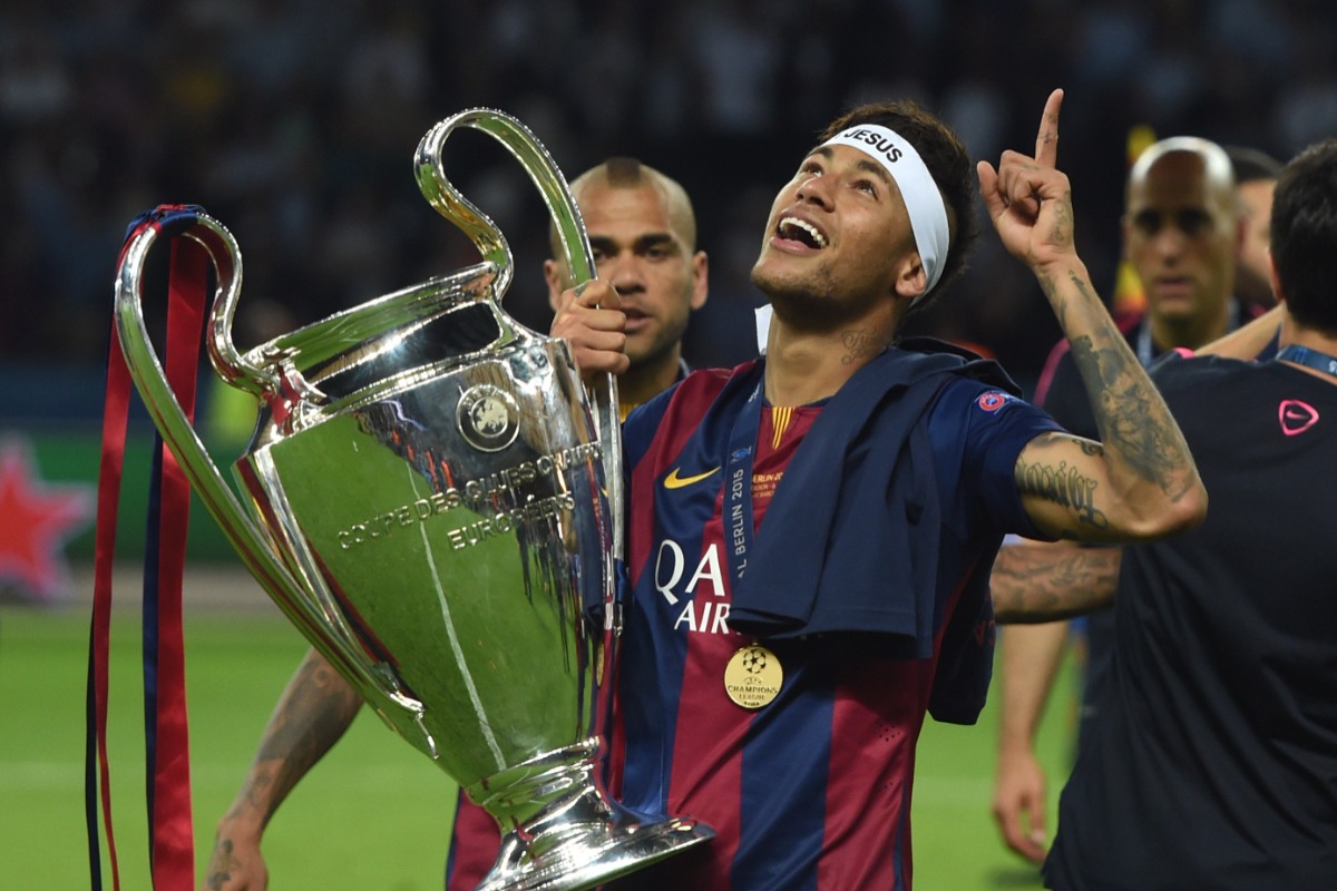 Neymar (foto: AFP PHOTO / PATRIK STOLLARZ)